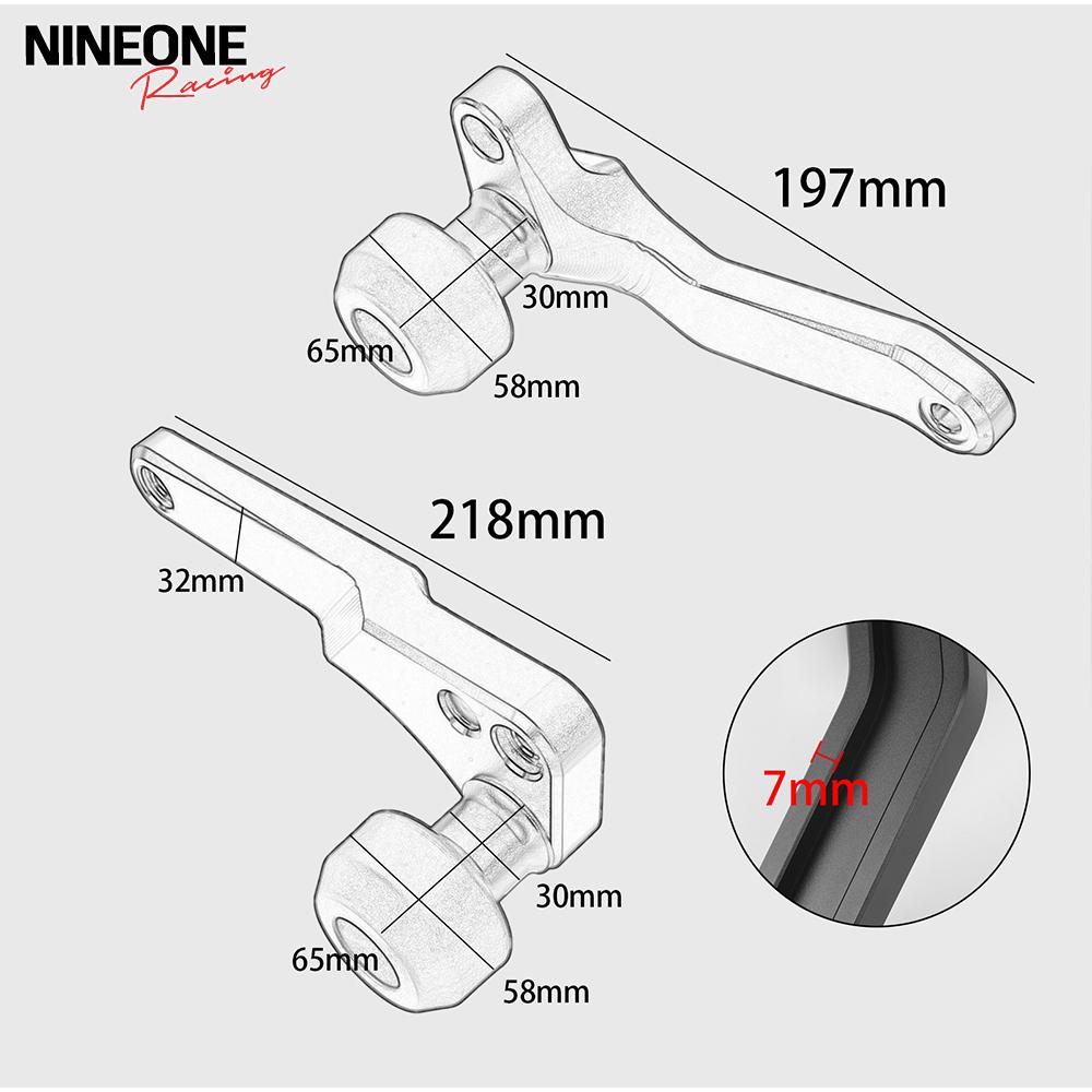 Frame Slider Crash Protector Motorcycle Falling Protection Frame Engine Crash Pad For Kawasaki Ninja400 Ninja 400 2018-2024