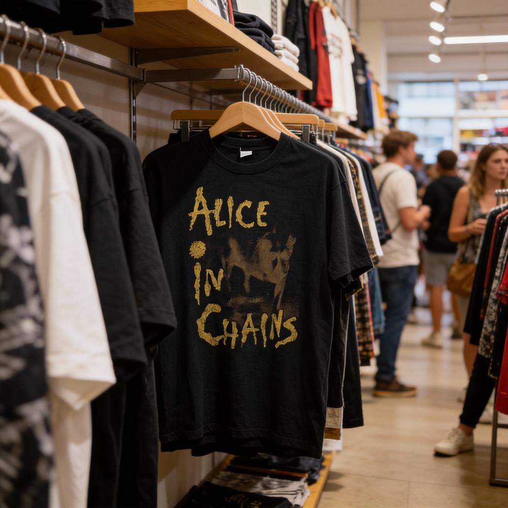 

Alice In Chains Tripod Dog Vintage Black Unisex Tshirt Size S5XL Unisex T-Shirt M