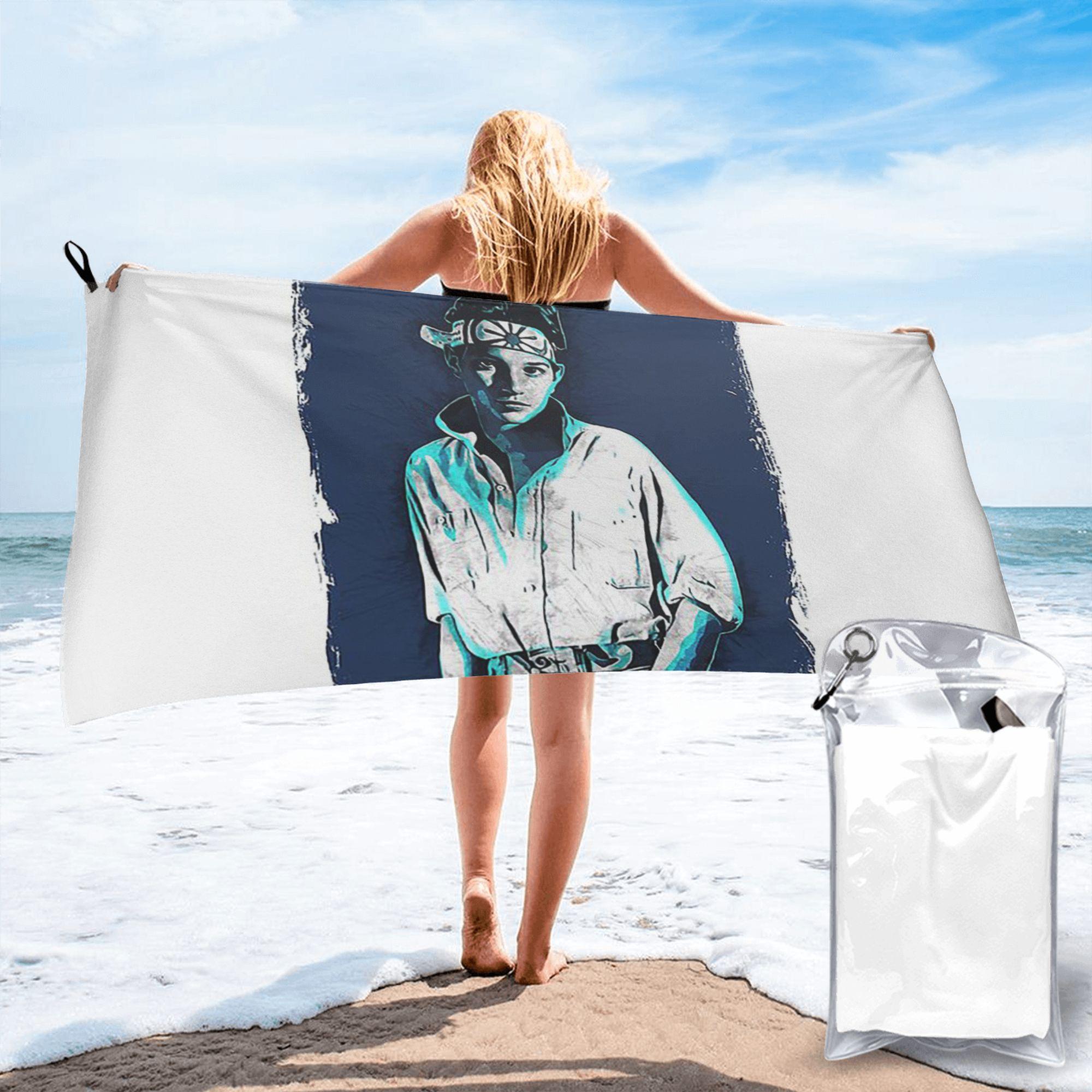 

Ralph Macchio - Karate Kid Beach Towel Soft Microfiber Quick Dry Absorbent Quick Towels For Swimming W30*H60(CM)