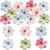 50/100pcs Artificial Flower Heads Colourful Silk Flowers For Crafts Scrapbooking Home Decoration