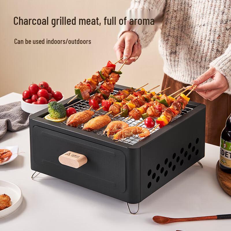 Suncojia Outdoor Charcoal BBQ & Tea Stove