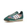 Adidas Liberty London X  SL72 OG Floral Embroidery Women Sneakers Green Collegiate-Green Cream-White JH7226