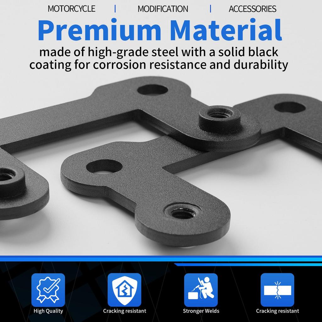 GFARDMOTO Motorcycle Front Fender Lift Kit Adjustable Fender Mudguard Riser