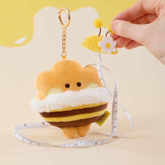 BT21 Edice včela medonosná minini Krejčovský metr Plyšový klíčenka
