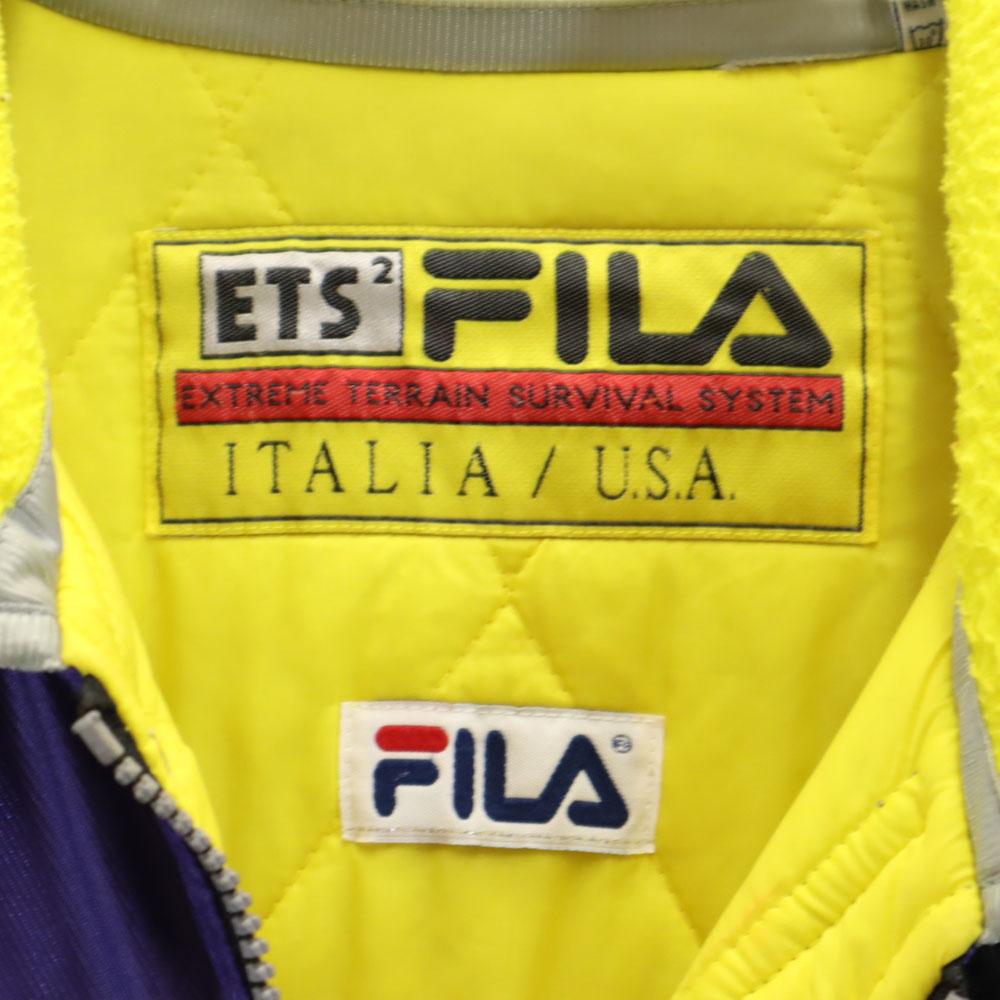 Fila 90s Old Batting Jacket M Purple Men's Used