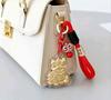 999 Fine Gold Lucky Lion Pendant & Charm for New Year: Keyring, Handbag, and Phone Accessory to Attract Wealth