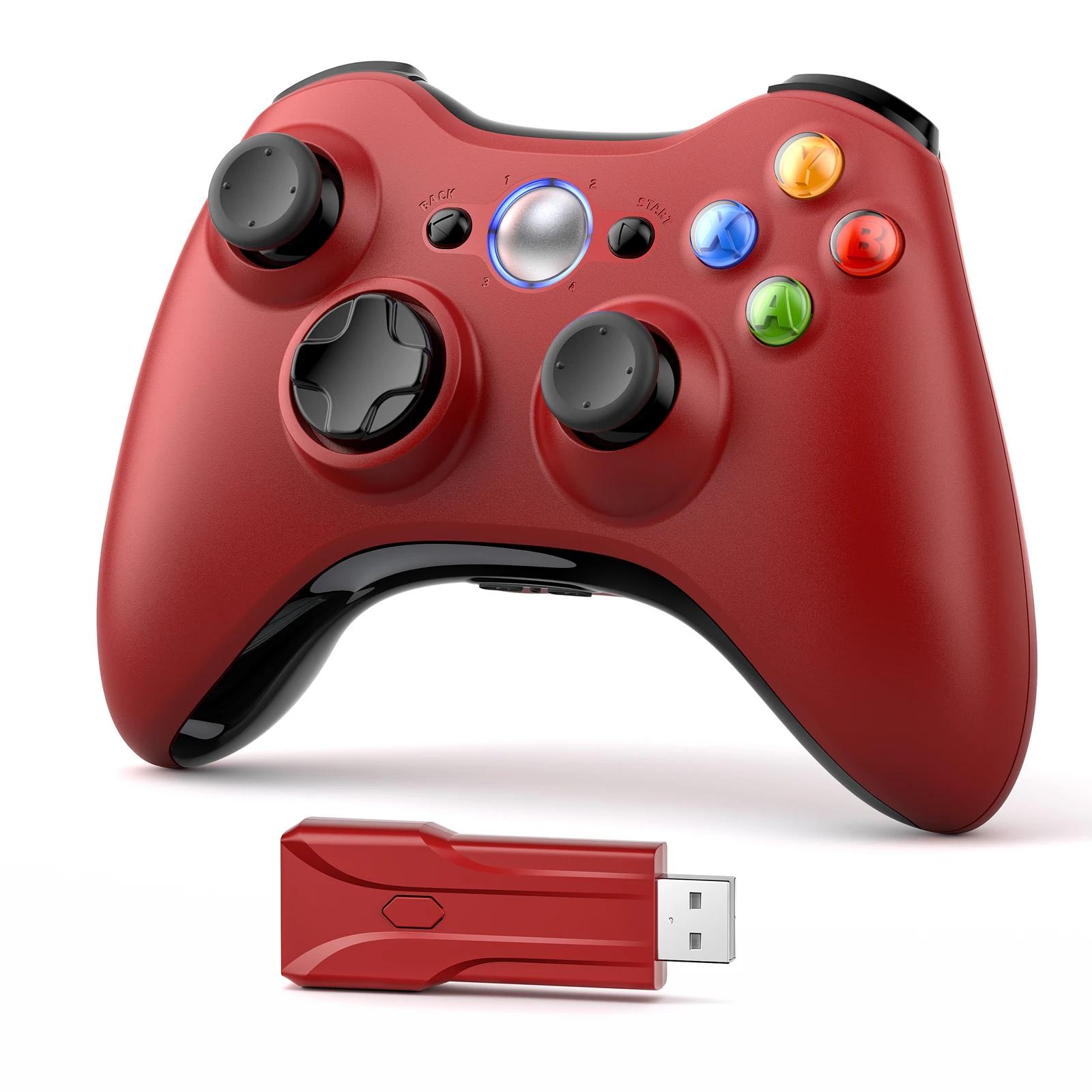 Game Gamepad for Xbox 360/Slim/Elite/PC Wireless Controller 6-axis Joystick Dual Vibration Xbox 360 Controller