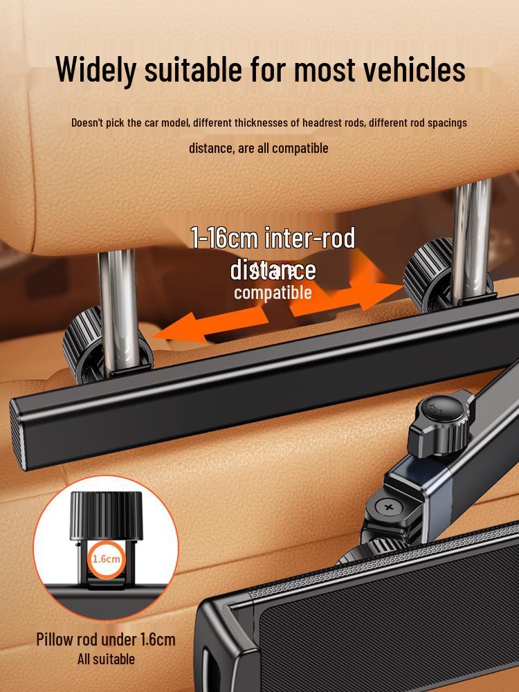 Adjustable Rear Seat Tablet & Phone Holder for Car Headrest