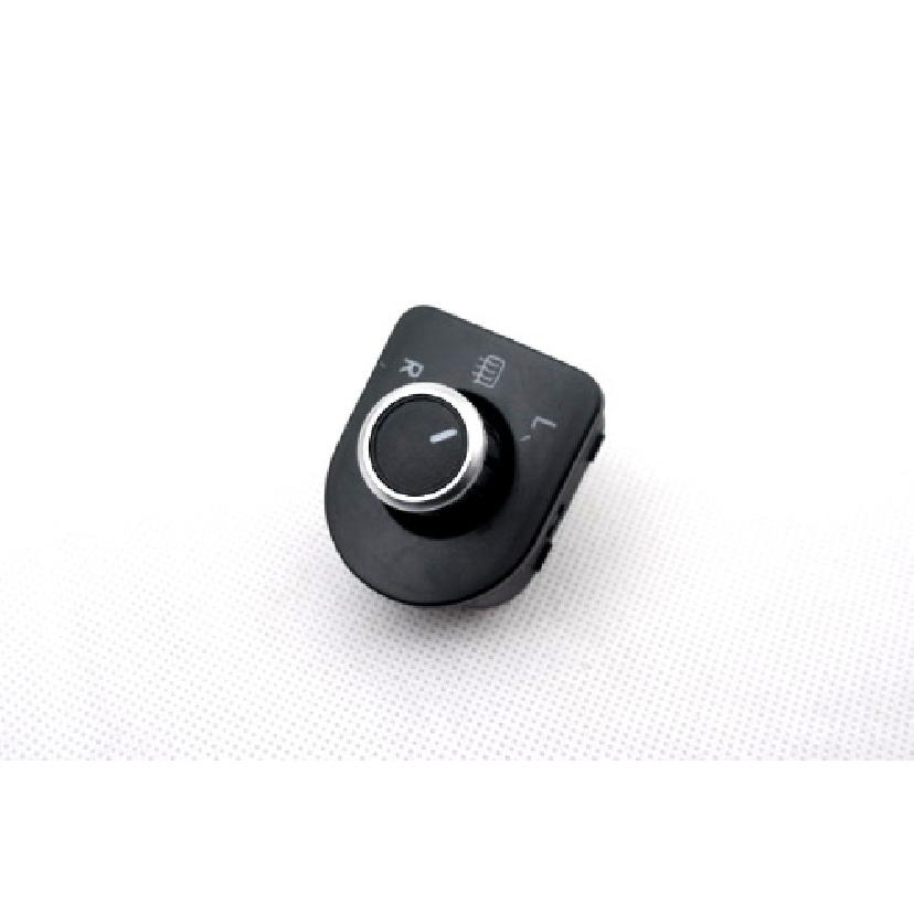 Matt Chrome Rear View Side Mirror Switch Knob (Heat Mirror Support) For VW Volkswagen Golf Jetta Bora MK4 Passat B5 / B5.5