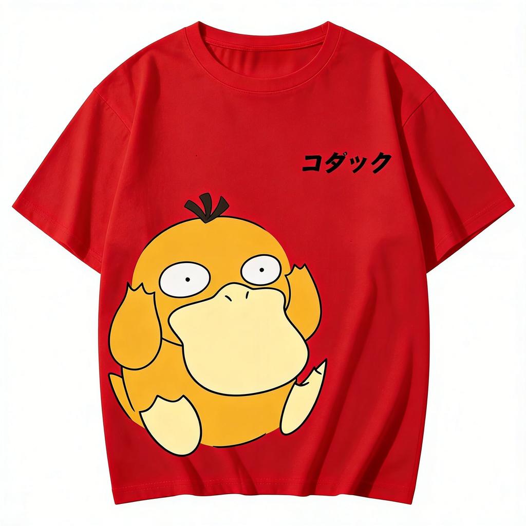 Psyduck Graphic T-shirt Man Women Short Sleeve Tee Anime Print Casual Tops Summer Streetwear Unisex Y2k Clothes