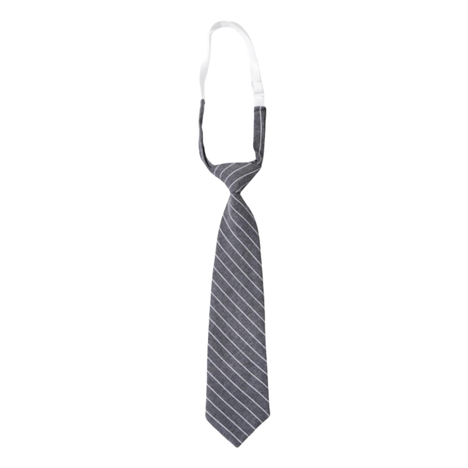 

Jk Uniform Striped Ties Съемный воротник Япония Jk Seifuku Косплей Предварительно завязанный галстук Школьница JK Костюм Галстук 2