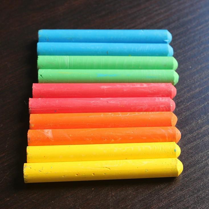 Wenhua Dustless Water-Soluble Chalk for Kids' Art and Home Use