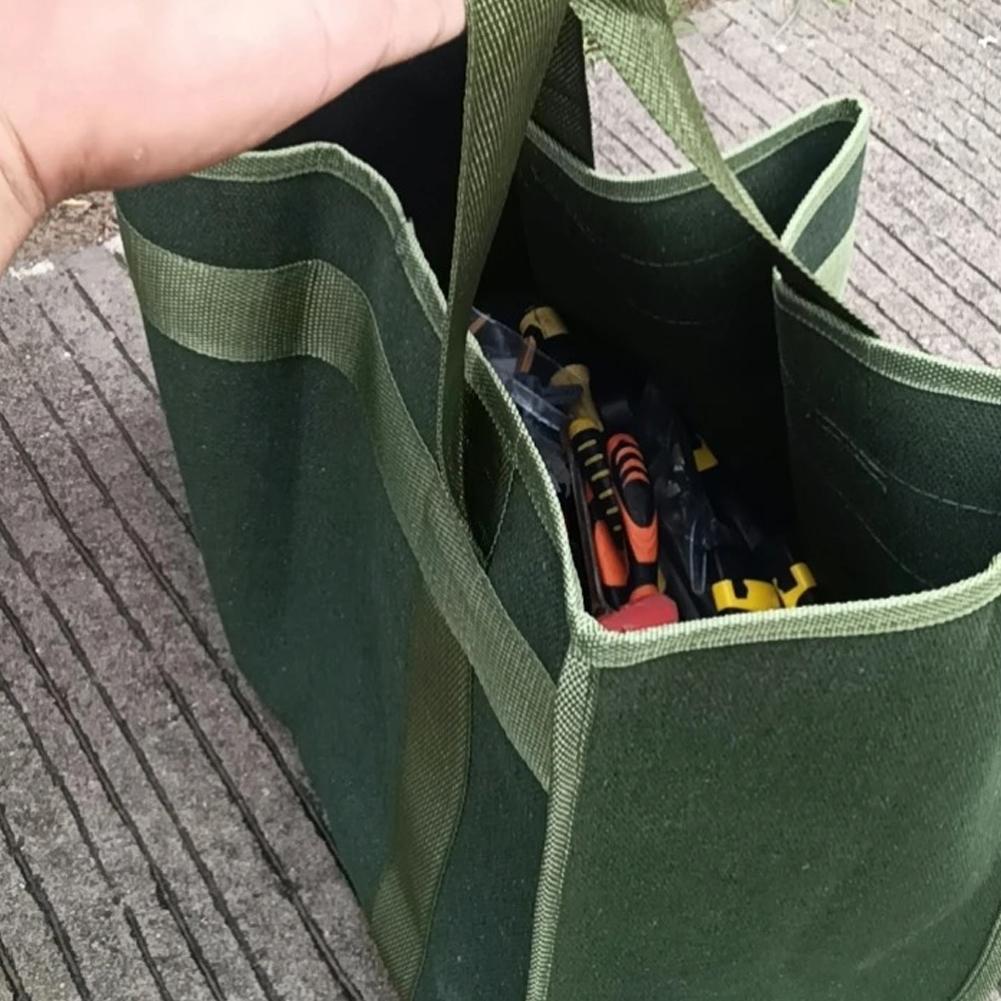 Simple Canvas Tool Bag Pouch High Strength Tool Storage Tools Storage Garden Home Waterproof Fo B2C6
