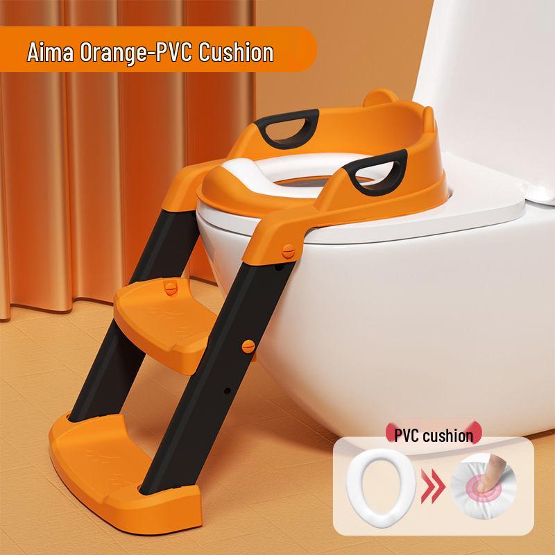 Children's Toilet Training Seat with Ladder and Footstool