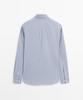 Masimodutti Regular Fit Melange Cotton Shirt