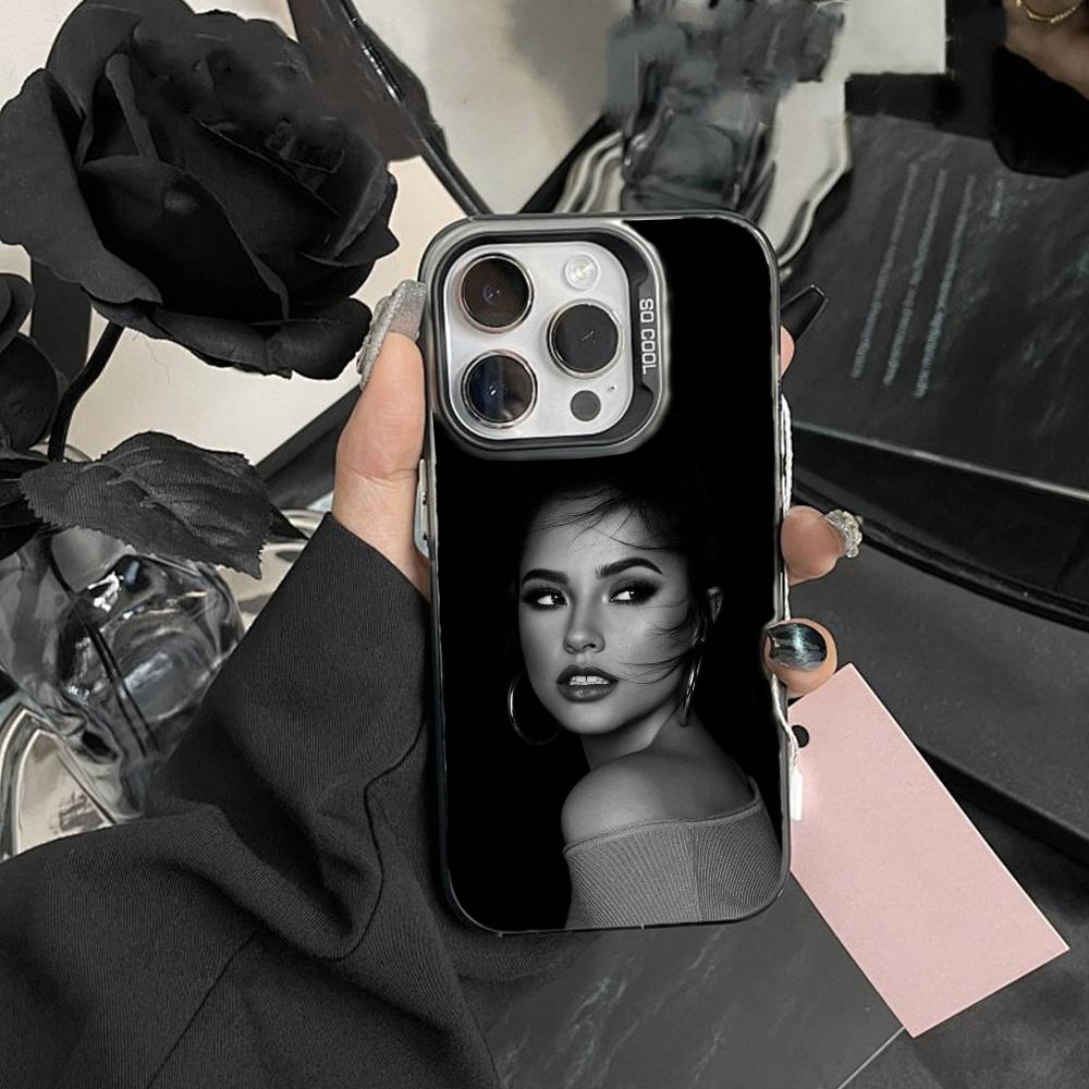 

F-Fashion Becky G Mobile Phone Case For iPhone 17,16,15,14,13,12,Pro MAX Black Matte Shockproof Cover iPhone15pro