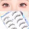 [Cold Fox] Whole one-piece natural false eyelashes Thick fox eye comic diagonal flying black terrier