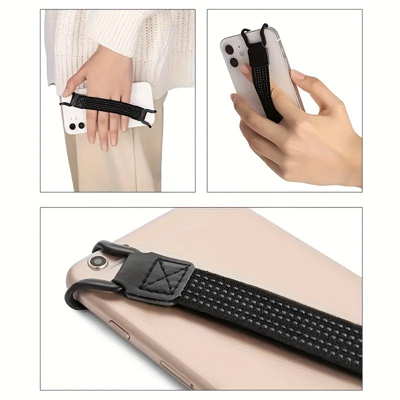 A Phone Drop-Resistant Strap with an Elastic Holder, Designed for One-Handed Operation, Featuring a Creative Anti-Slip Grip