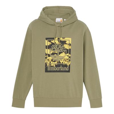 Timberland Men's Graphic Loopback Hoodie Sweatshirt, Cassel Earth, Size S (TB0A2PTV5901)