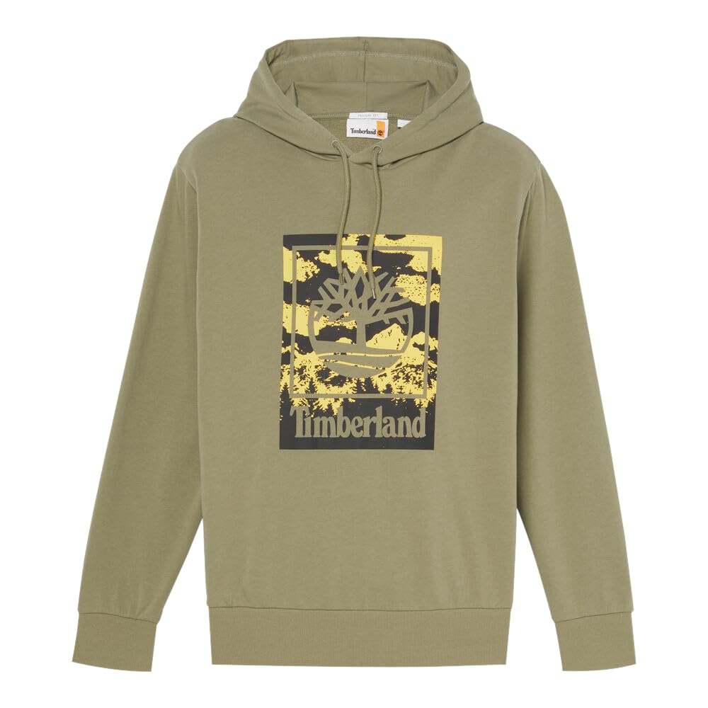 

Timberland Men s Graphic Loopback Hoodie Sweatshirt, Cassel Earth, Size S (TB0A2PTV5901)