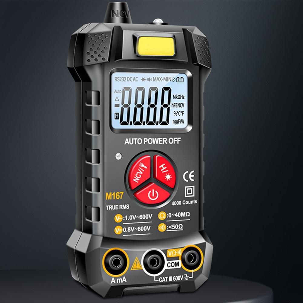 Digital Multimeter M167 with Auto Ranging NCV Detection and Data Hold Function for Accurate Electrical Testing