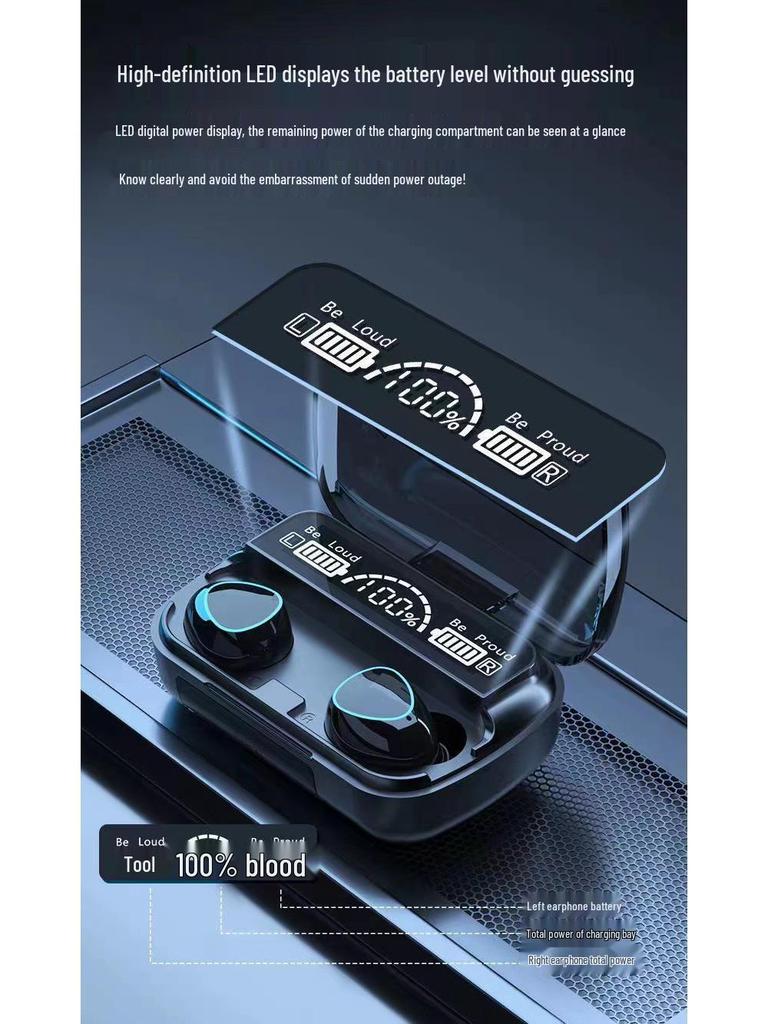 2024 True Wireless Noise-Cancelling Sport Earphones for Men & Women, Compatible with Huawei & Apple