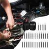 Terminal Pin Removal Tool Kit 30 Pieces Black Heavy Duty Remover Automotive Depinning Tool Kit For Automotive Vehicles Engine