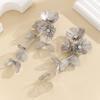 Waterfall Crow's Feet Roses Fluttering Spring Exaggerated Wedding Festival Beautiful Earrings