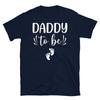 Werdender Papa Vatertag Schwangerschaftsankündigung Kurzarm Unisex T-Shirt