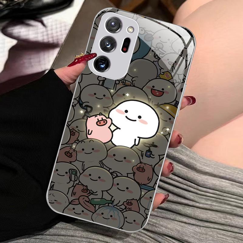 Чехол Samsung A04S Luminous Rabbit Xiaoxin 02 Xiaoba 03 Piglet 04 Wow Wow Wow Core Liquid Anti-Depth.