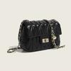 IELGY All-Match Messenger Bag Fashion Rhombus Chain Pink Shoulder Small Square Bag