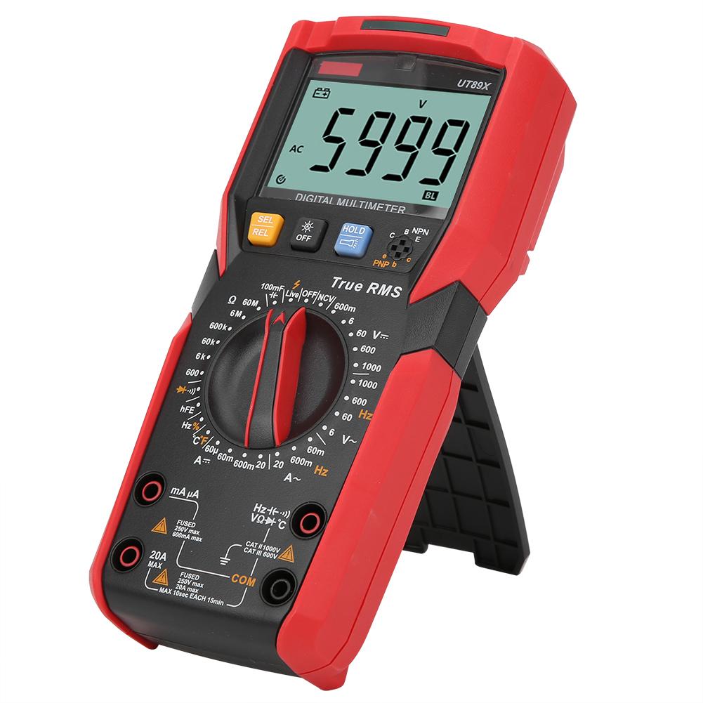 UT89X Digital Multimeter AC DC Voltage Current Resistance Capacitance NCV Tester Meter
