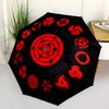 1 PC Automatic Folding Umbrella - Naruto Pattern Portable Foldable Design With 8 Ribs Christmas Birthday Gifts