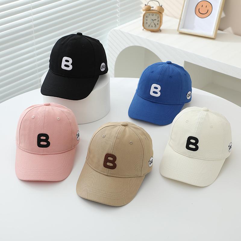Children's Hats In Spring and Autumn Thin Baby Girl Medium and Big Children's Sun Hat Kindergarten Baseball Summer Baseball Cap