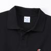 Champion Polo Short One Point Short Sleeve Polo 2XL Shirt, Sleeve, 100% Cotton, Embroidered, Logo, Shirt, Basic, C3-Z358Z, Men's, Black,
