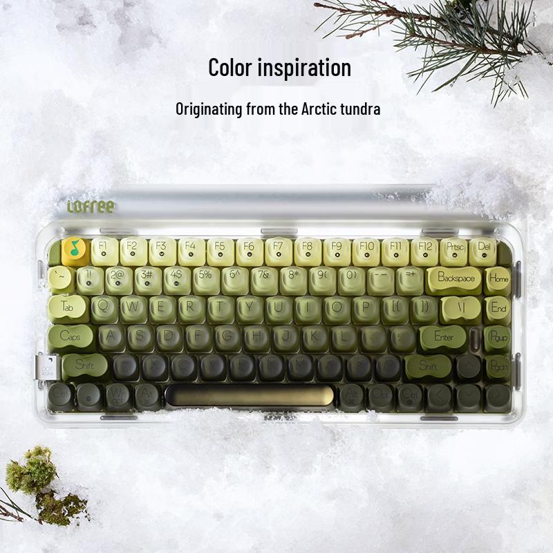 Lofree Dot Wireless Mechanical Keyboard & Mouse Set - QQ Music Edition