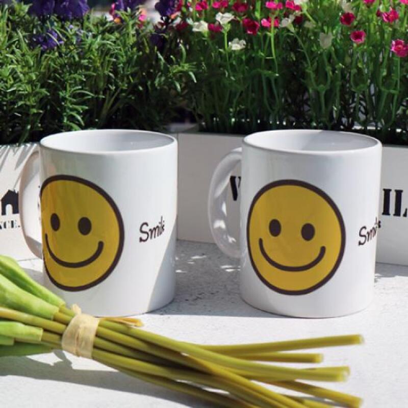 pr230-Design Mug 2p-Happy Smile