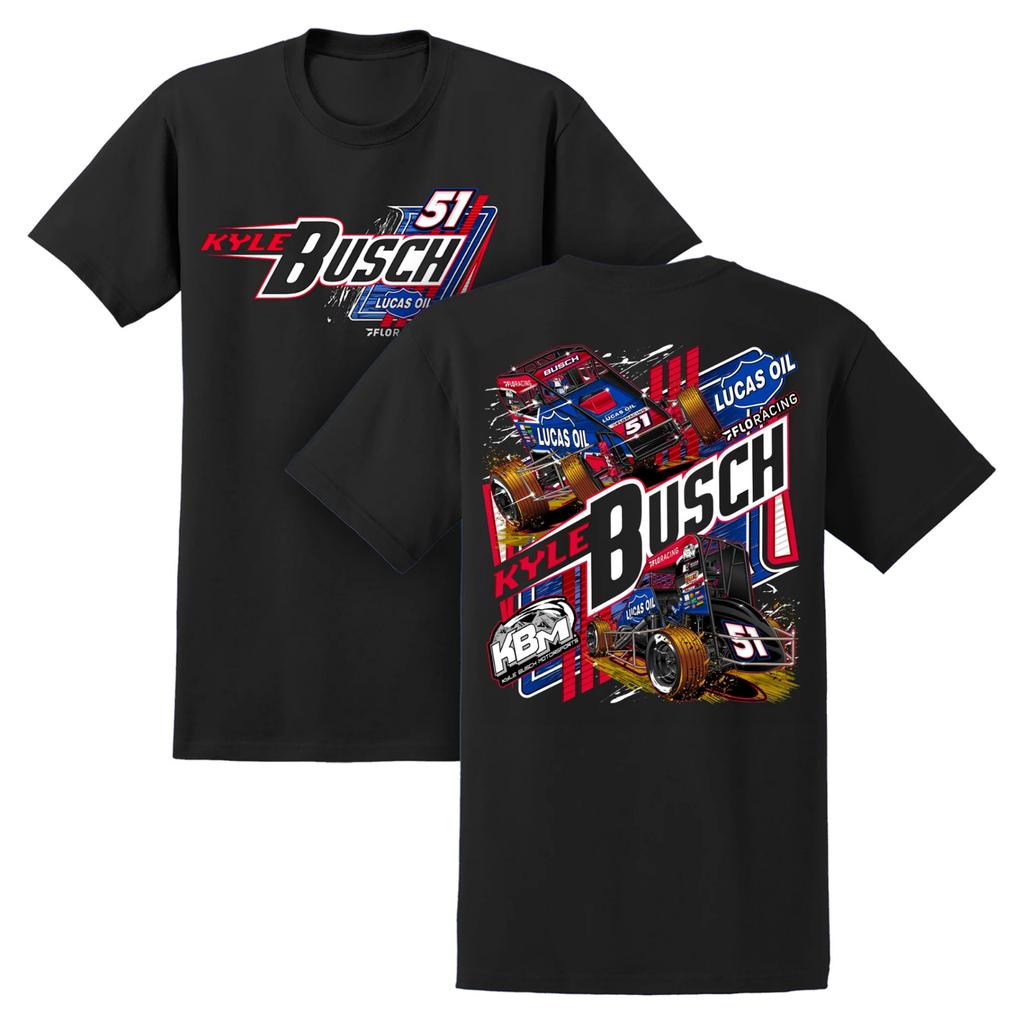 Kyle Busch #51 Lucas Oil Flo Racing Midget Dirt Track Tee