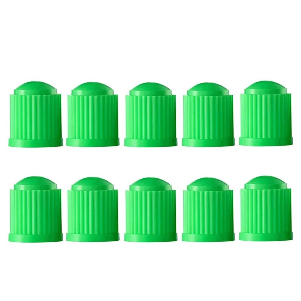 10-40PCS Car Tire Valve Plastic Bike Tyre Valve Caps O Rubber Ring Covers Dome Shape Dust Valve for Auto Motorcycle Cap Decor