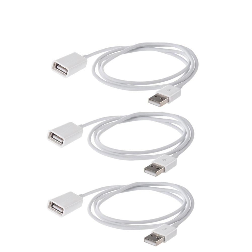 1-5 Stück Meter/3,3 Fuß USB 2.0 Verlängerungskabel A Stecker auf A Buchse Anschluss Hohe Datenübertragungsgeschwindigkeit Universeller USB-Anschlussadapter