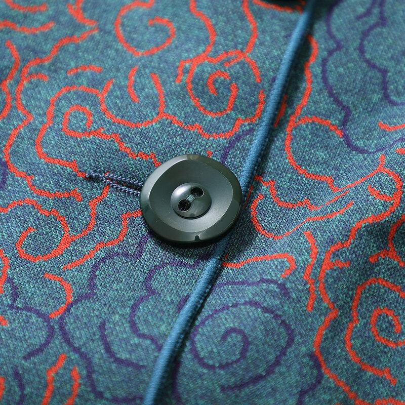 SIFONE Women's New Chinese Style Floral Wool Blend Jacket