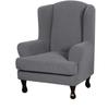 Wingback Chair Covers 2 Piece Wing Chair Slipcover Stretch Slipcover for Wingback Chairs Wing Chair Cover with Elastic Bottom Non-Slip Furniture Cover