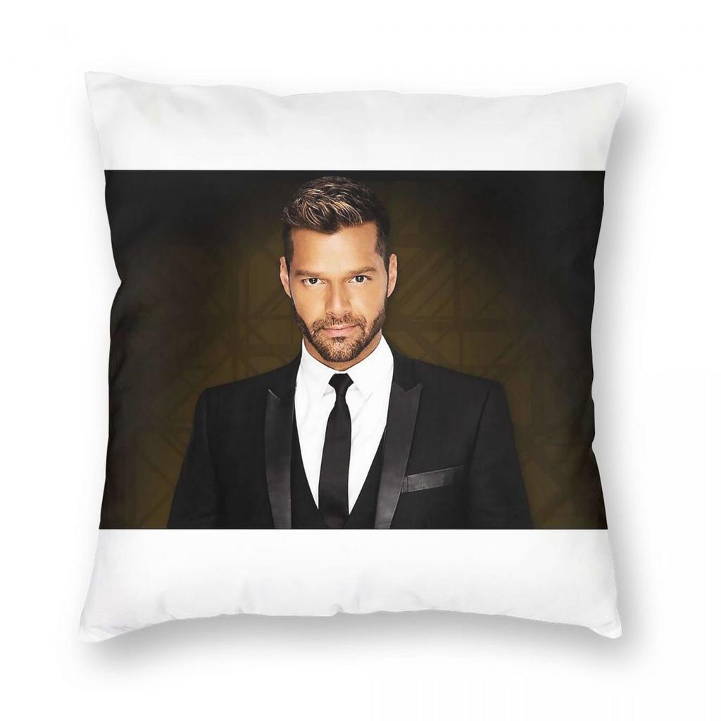Ricky Martin Tour Kel Square Pillowcase Polyester Linen Velvet Creative Zip Decorative Bed Cushion Cover Wholesale