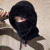 Women's Winter Hat and scarf hat Slouchy Fleece Beanie Knitted Cap Scarf Activities with Skull H1V5