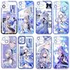 Genshin Impact Skirk Handyhülle Für Xiaomi Redmi Note 14 13 12 11 Pro Plus 11S 12S 10 10S Turbo 4 POCO X6 X7 Pro 14C 13C Hülle