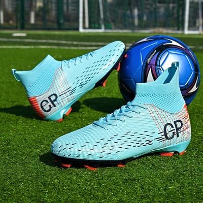 35-45 Pánské Velké Velikosti Fotbalové Kopačky s Dlouhými Kolíky Tréninkové Sportovní Boty Dětské Fotbalové Kopačky