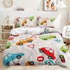 Bed Three-Piece Illustration Landscape Animal Quilt Cover 3D Digital Printing Kit
