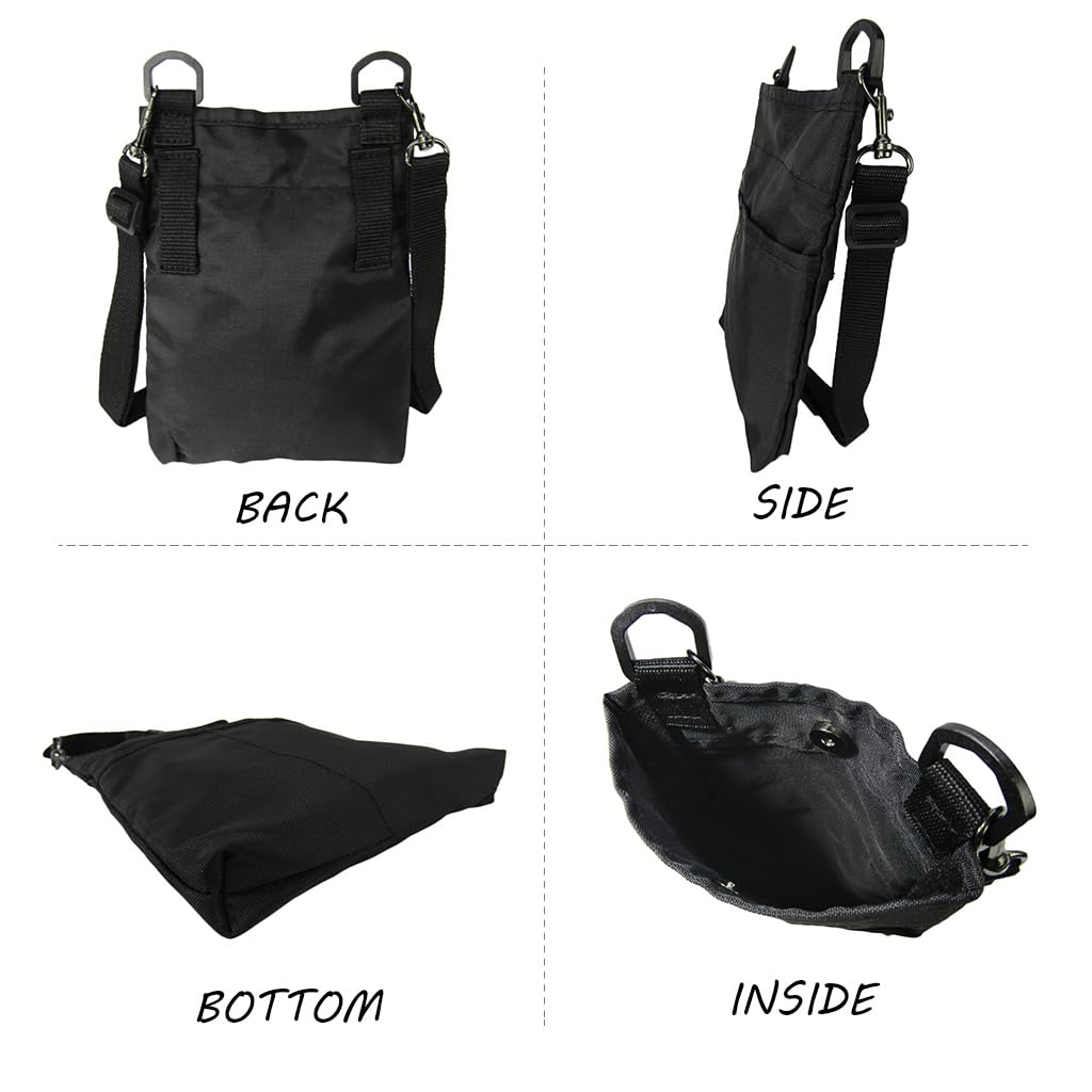 Waist Bag for Professional Convenient for Standing Work and Nursing Black 3-Way Bag/Apron Use, Care, Unisex,