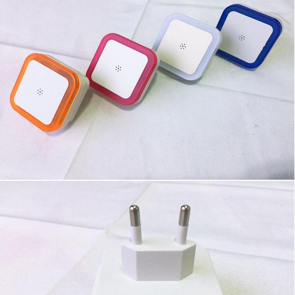 LED Night Light Sensor Control Night Lamp Energy Saving LED Sensor Lamp EU US Plug Nightlight for Children Kids Bedroom