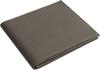 [Dom Teporna] Ultra-thin Bi-fold Wallet for Men, Thin Cowhide Leather, YKK Zipper, Simple Design, Bill Compartment, Coin Compartment, Card Slots, Slim
